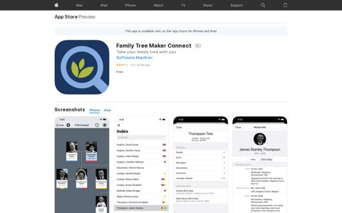‎Family Tree Maker Connect on the App Store