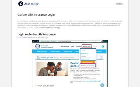 Gerber Life Insurance Login - Online Login