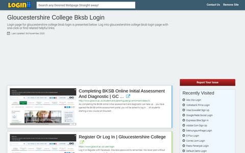Gloucestershire College Bksb Login - Loginii.com