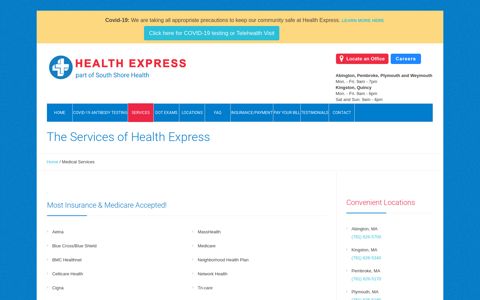 Medical Services - Health Express