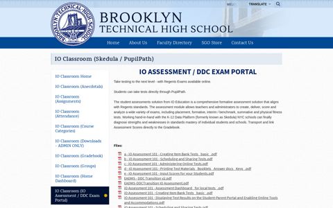 IO Classroom (IO Assessment / DDC Exam Portal) - IO ...