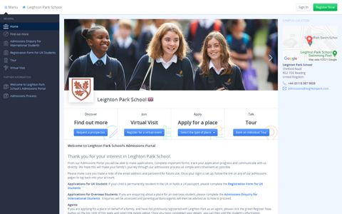 Leighton Park School - OpenApply