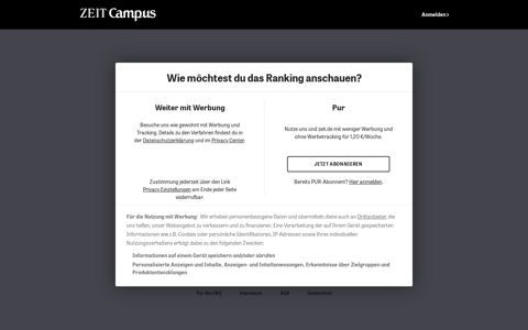 Katholische Hochschule Freiburg in university ranking | ZEIT ...