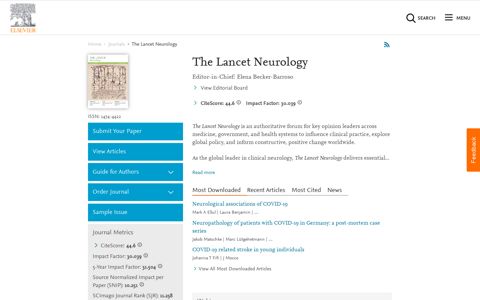 The Lancet Neurology - Journal - Elsevier