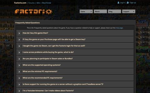 FAQ | Factorio
