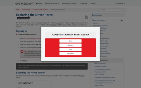 Exploring the Driver Portal | GPS Insight Help Center
