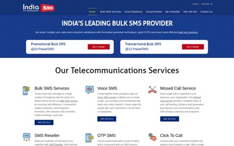 IndiaSMS: India's Most Trusted Bulk SMS Provider