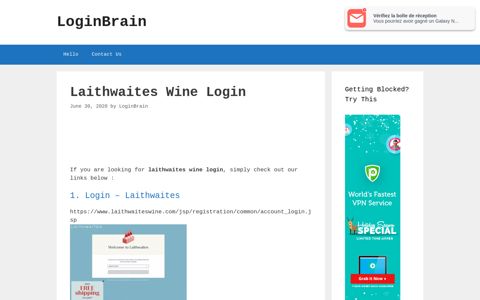 Laithwaites Wine - Login - Laithwaites - LoginBrain