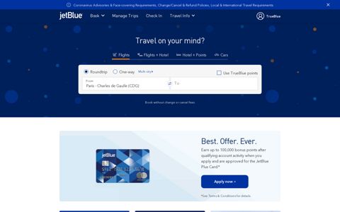 Airline Tickets, Flights & Airfare: Book Direct - Official Site ...