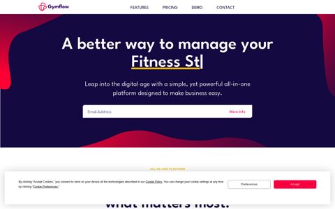 GymFlow - Fitness Business Management Software