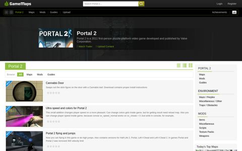 Portal 2 - Free Maps and Mods! - GameMaps