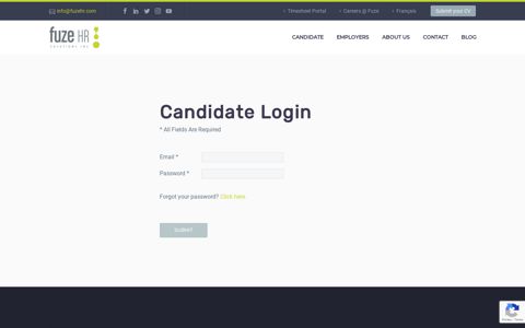 Candidate Login | Fuze HR Solutions - Staffing and ...