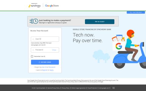 Manage Your Google Credit Card Account - Synchrony