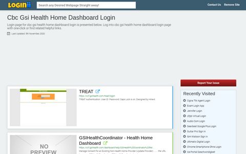 Cbc Gsi Health Home Dashboard Login - Loginii.com