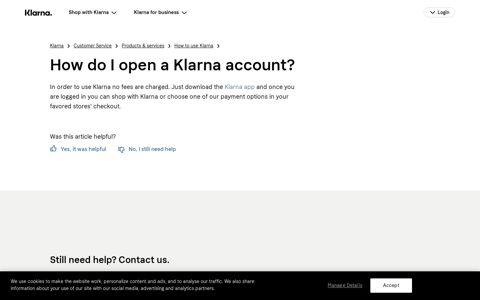 How do I open a Klarna account? | Klarna US