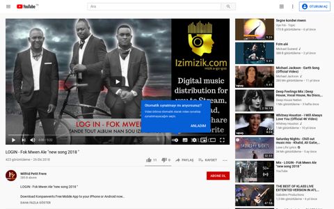LOGIN - Fok Mwen Ale "new song 2018 " - YouTube