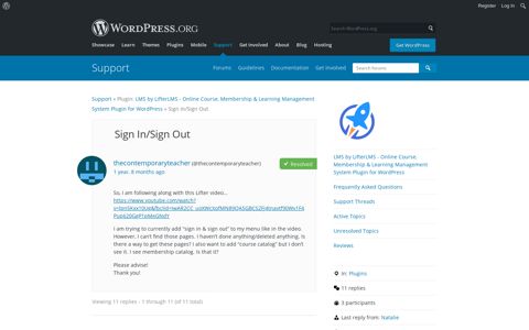 Sign In/Sign Out | WordPress.org