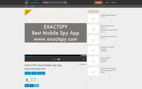 EXACTSPY Best Mobile Spy App www.exactspy.com