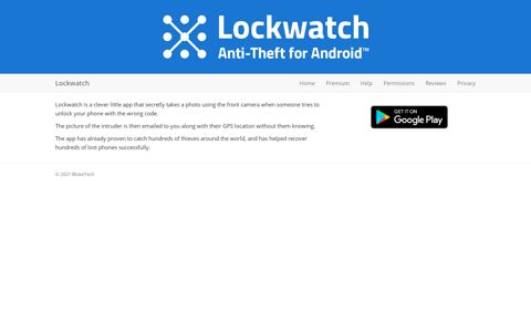 Lockwatch - Anti-Theft for Android