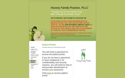 Patient Portal - Hussny Family Practice