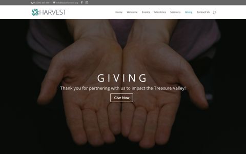 Giving - Harvest Church Meridian