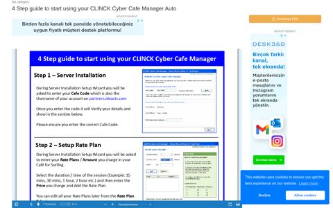 4 Step guide to start using your CLINCK Cyber Cafe Manager ...