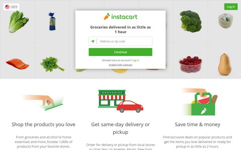 Instacart | Grocery Delivery or Pickup from Local Stores Near ...