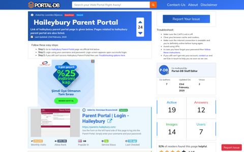 Haileybury Parent Portal