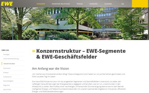 Konzernstruktur | EWE AG