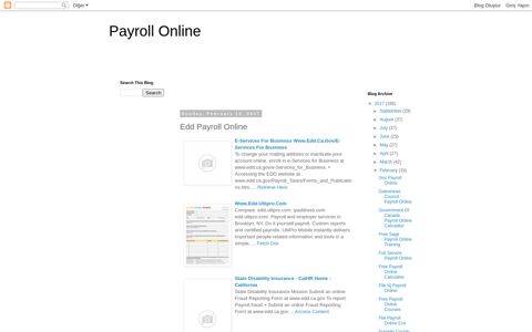 Edd Payroll Online - Payroll Online