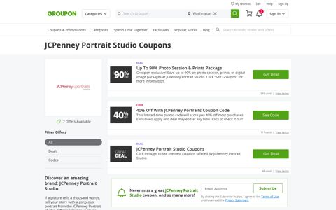 JCPenney Portrait Studio Coupons & Coupon Codes ...