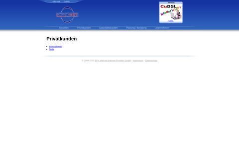 Privatkunden - EFN eifel-net Internetprovider GmbH