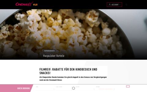 HaspaJoker Vorteile | CinemaxX.de