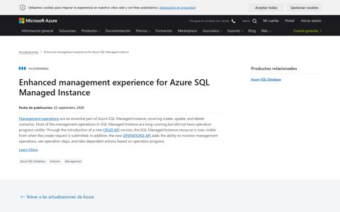 Enhanced management experience for Azure SQL Managed ...