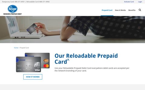 Reloadable Prepaid Debit Card | Kroger REWARDS Prepaid ...