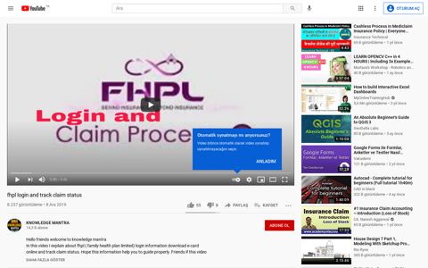fhpl login and track claim status - YouTube