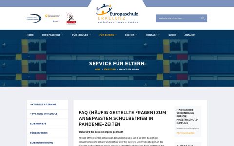 Service für Eltern | Europaschule Erkelenz