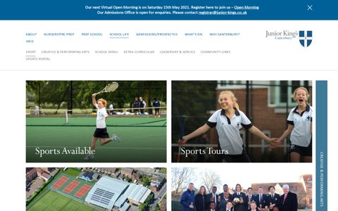 Sport at Junior King's | Junior King's School, Canterbury