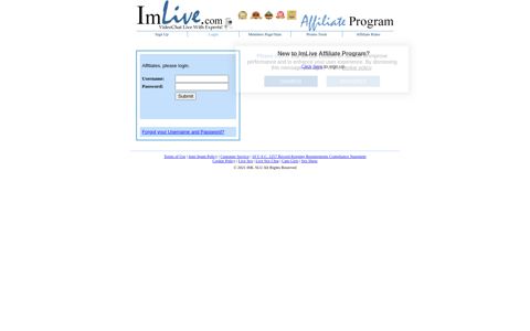 Login - ImLive Affiliate Program