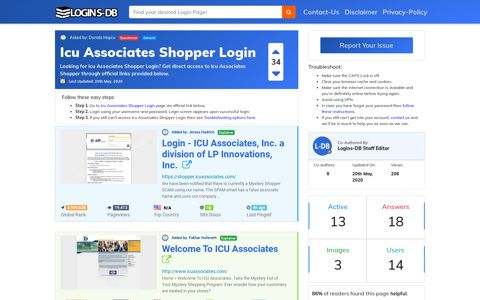 Icu Associates Shopper Login - Logins-DB