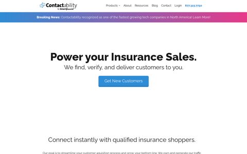 Contactability | Insurance Leads and Insurance Calls