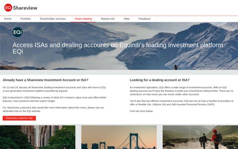 Equiniti Investment Account - Shareview