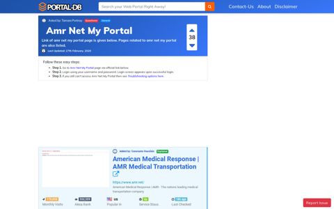 Amr Net My Portal