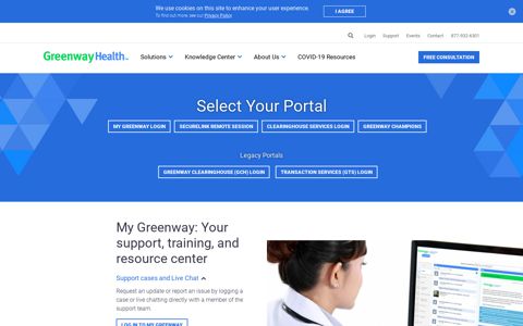 Greenway Log-in page | Greenway Health