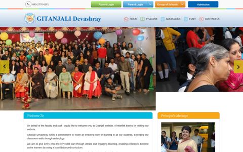 Welcome Gitanjali Devashray School