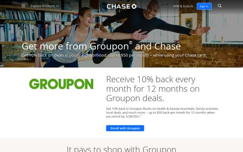 Groupon | Credit Card | Chase.com - Chase Bank