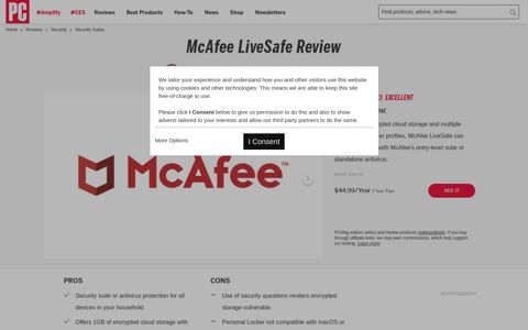 McAfee LiveSafe Review | PCMag