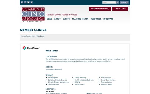 Kheir Center - Community Clinic Association of Los Angeles ...