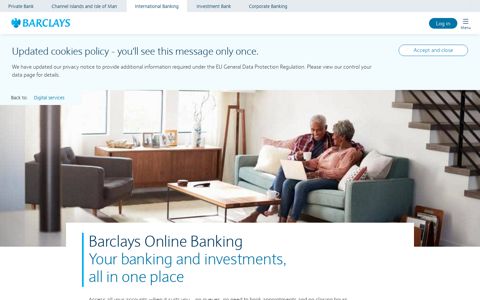 Online banking | International Banking | Barclays