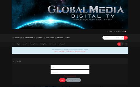 Login - Global Media Digital Tv - Globalmediadigitaltv.com